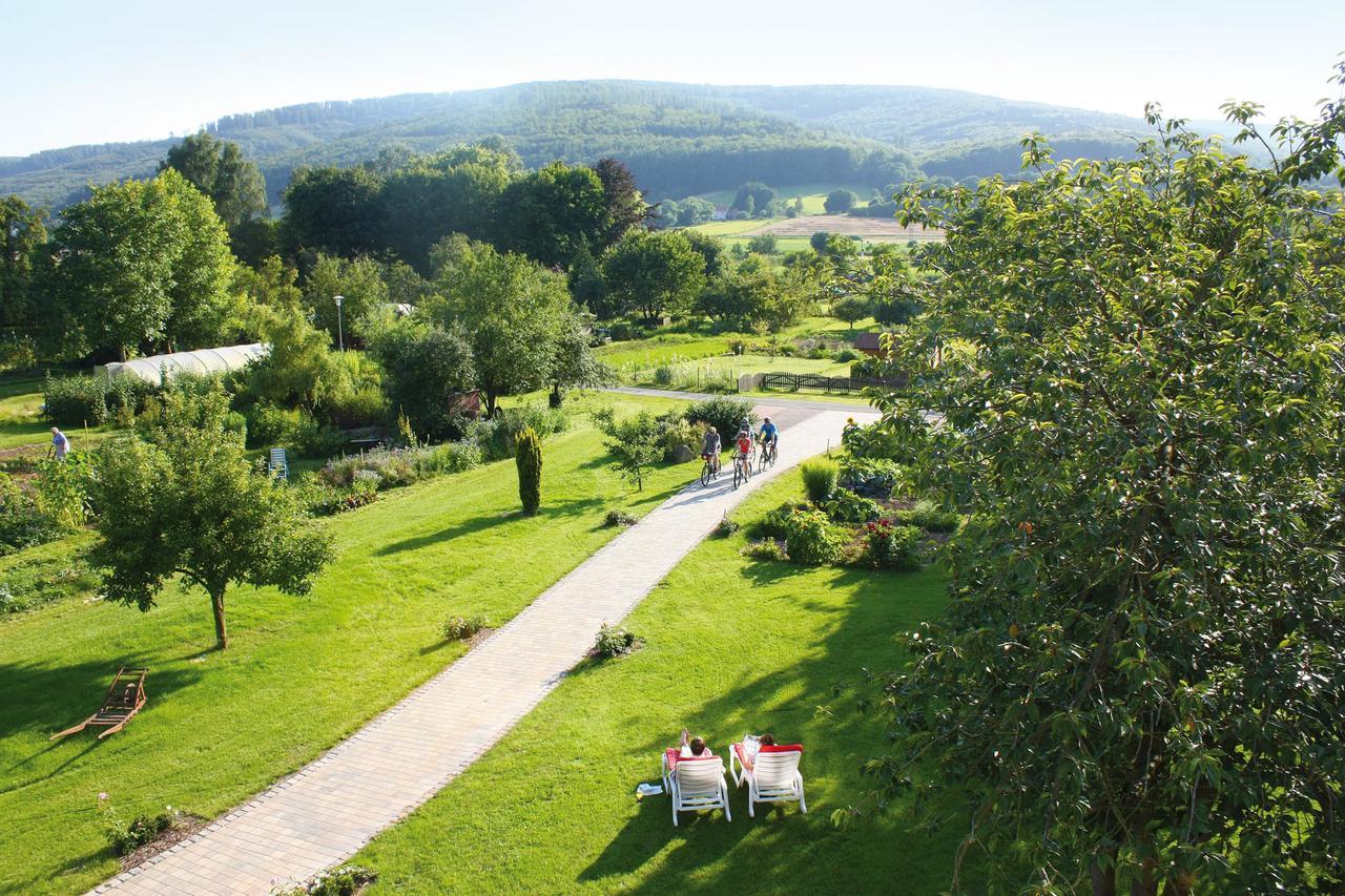 Hotel & Restaurant Kronenhof Am Weser-Radweg Oberweser Екстер'єр фото